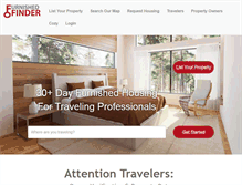 Tablet Screenshot of furnishedfinder.com